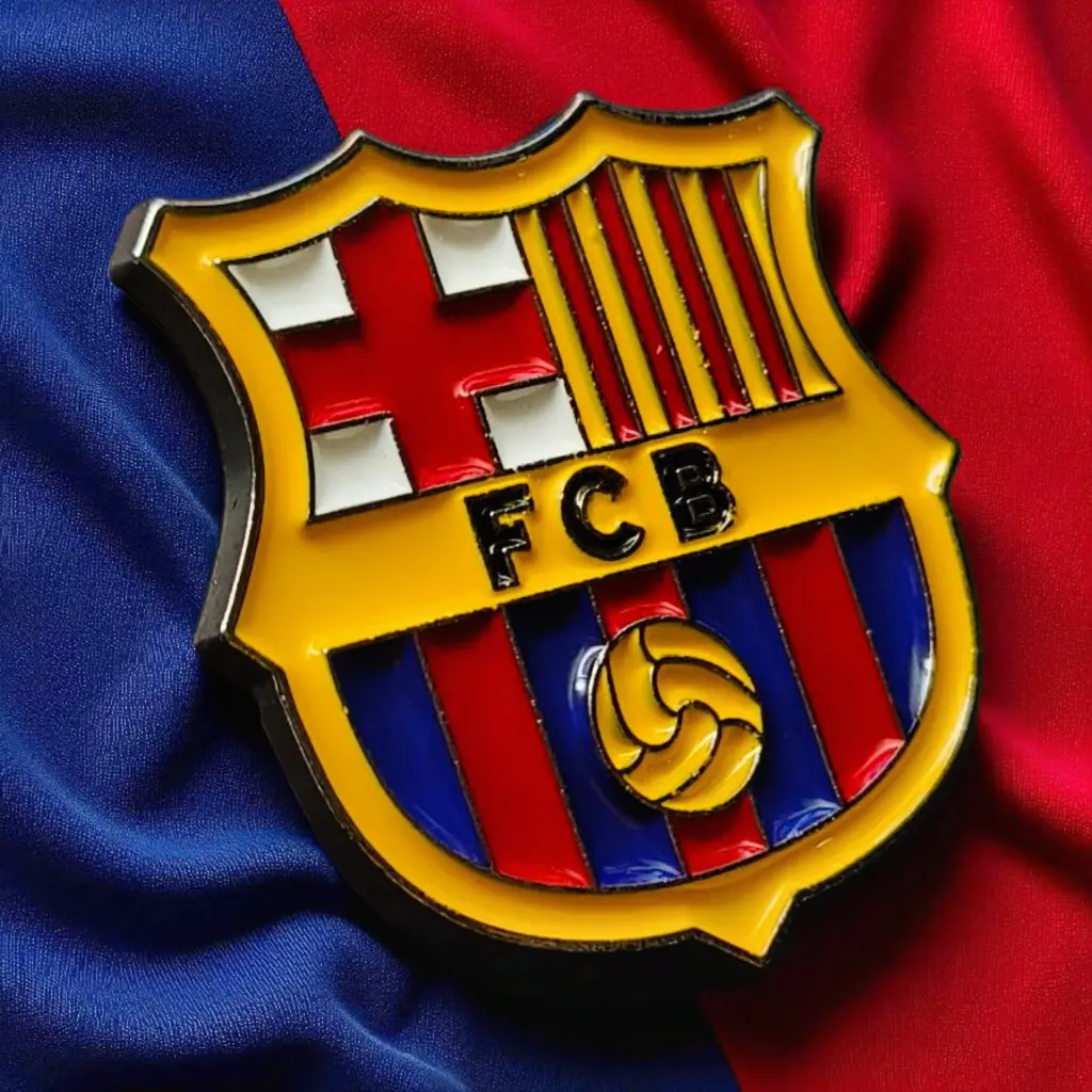 Barcelona Metal Dot Badge