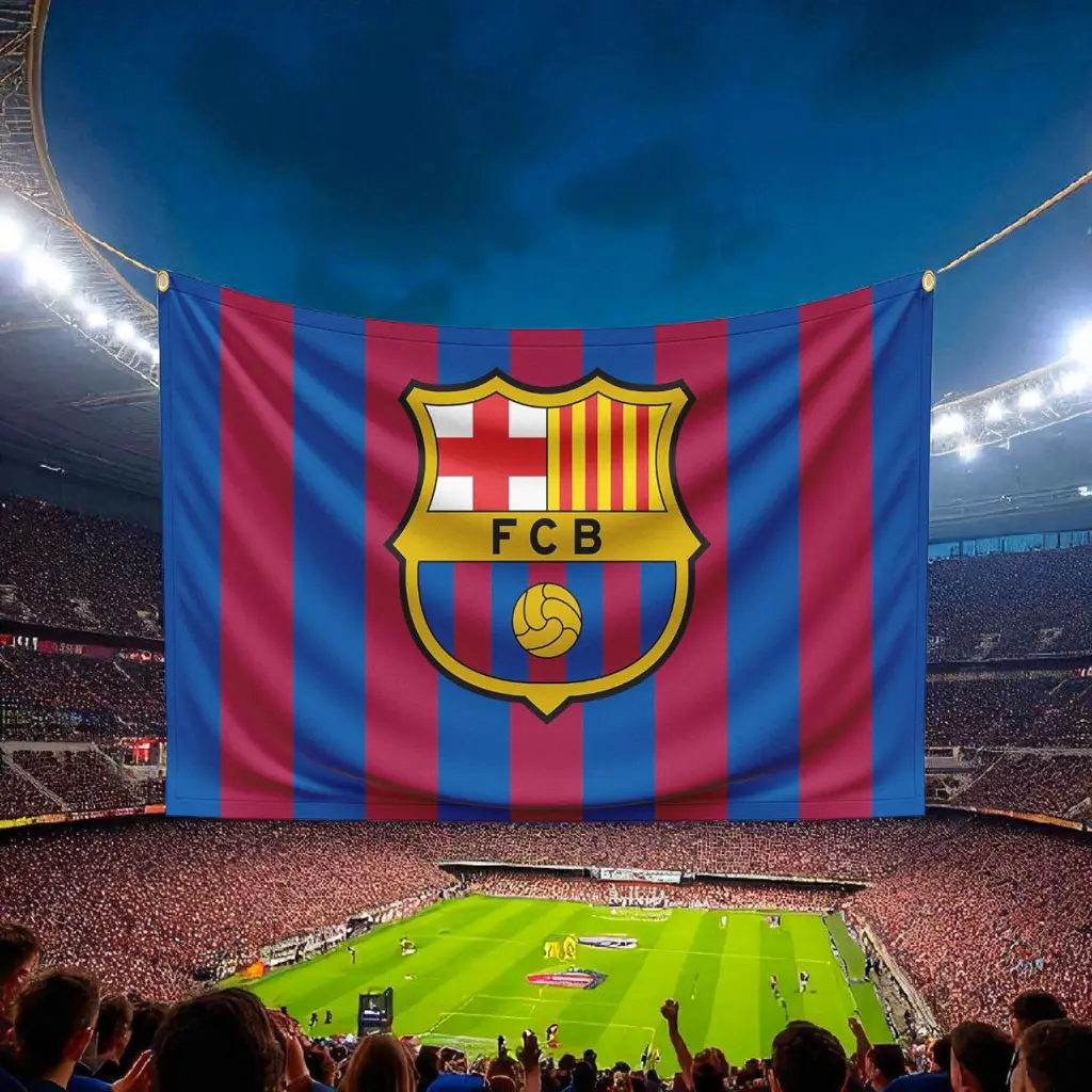 Barcelona Full-Size Flag