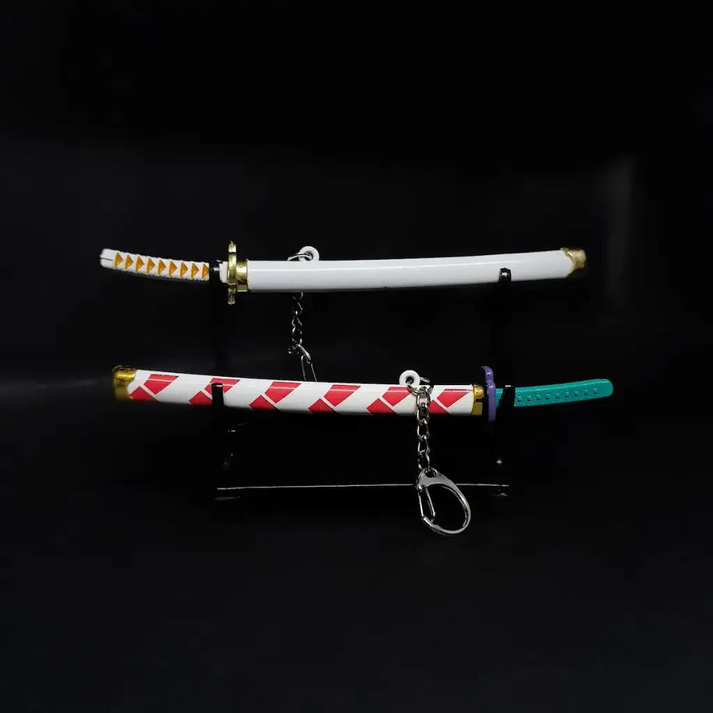 Thunder & Flame Katana Combo – Set of 2 (15 cm)