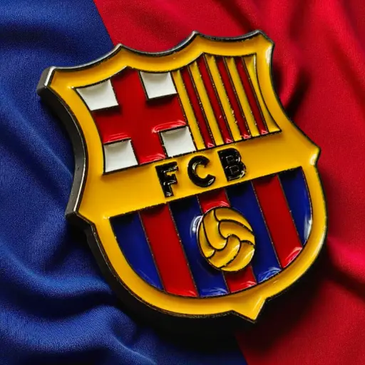 Barcelona Metal Dot Badge