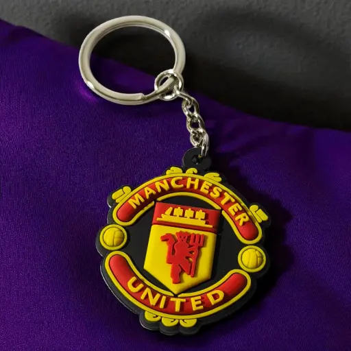 Man United Silicone Keychain