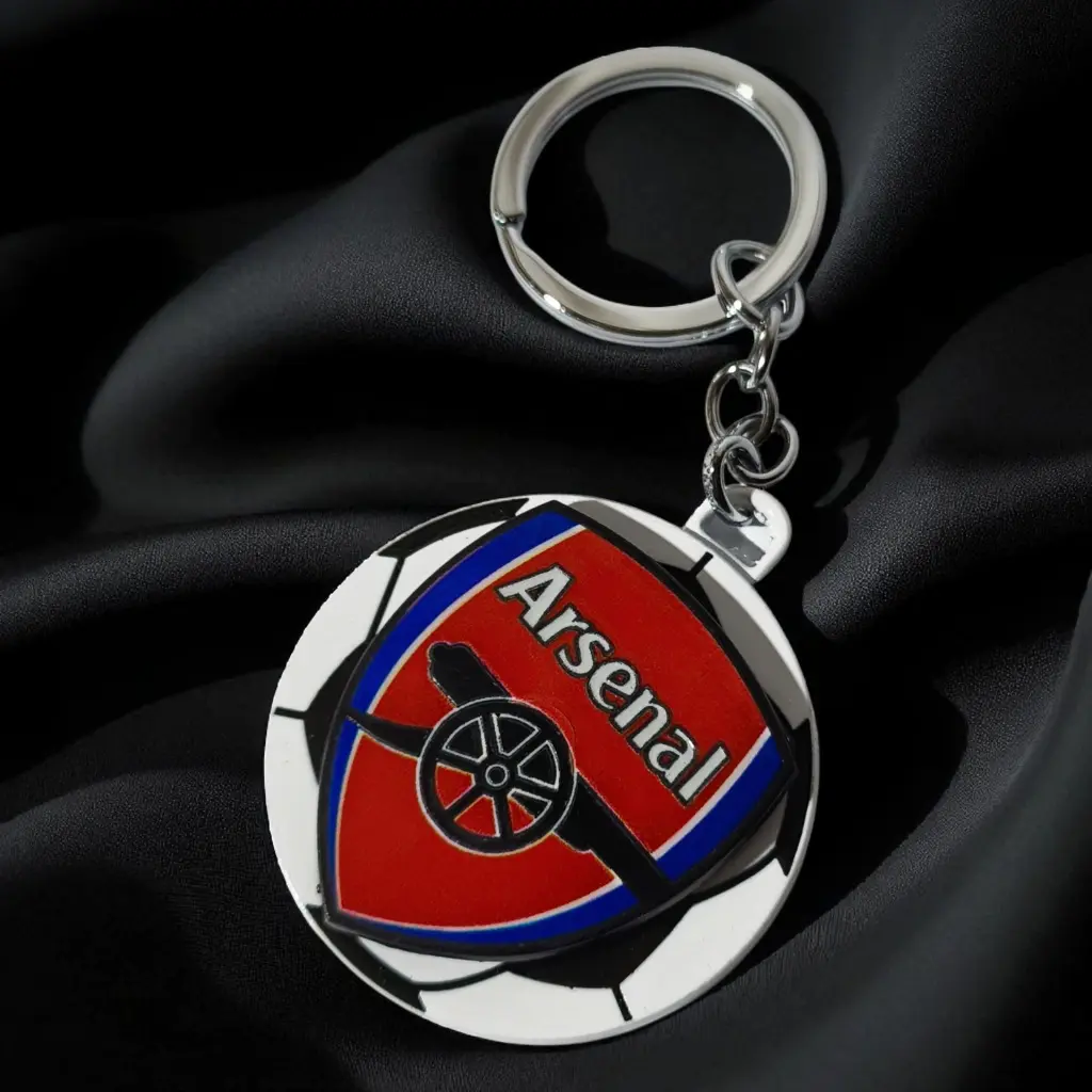 Arsenal Metal Spinner Keychain