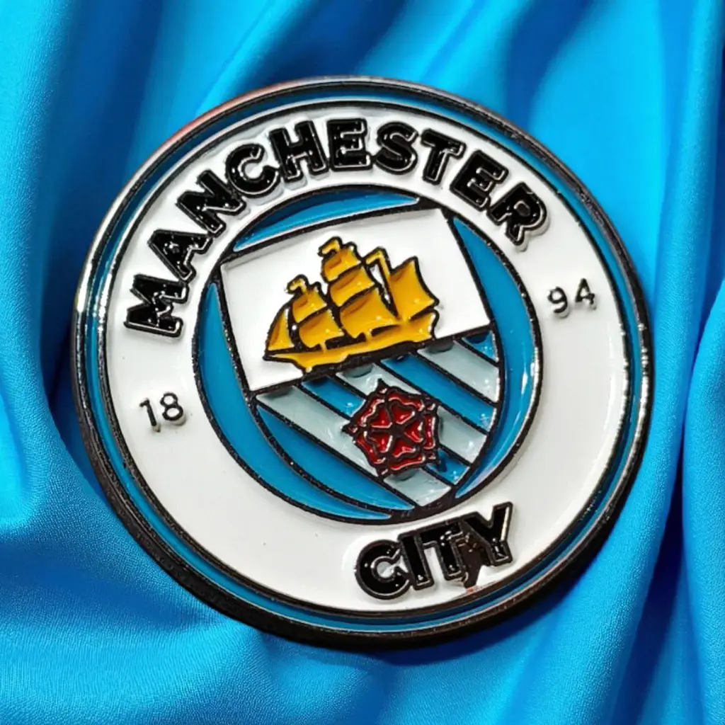 Manchester City Metal Dot Badge