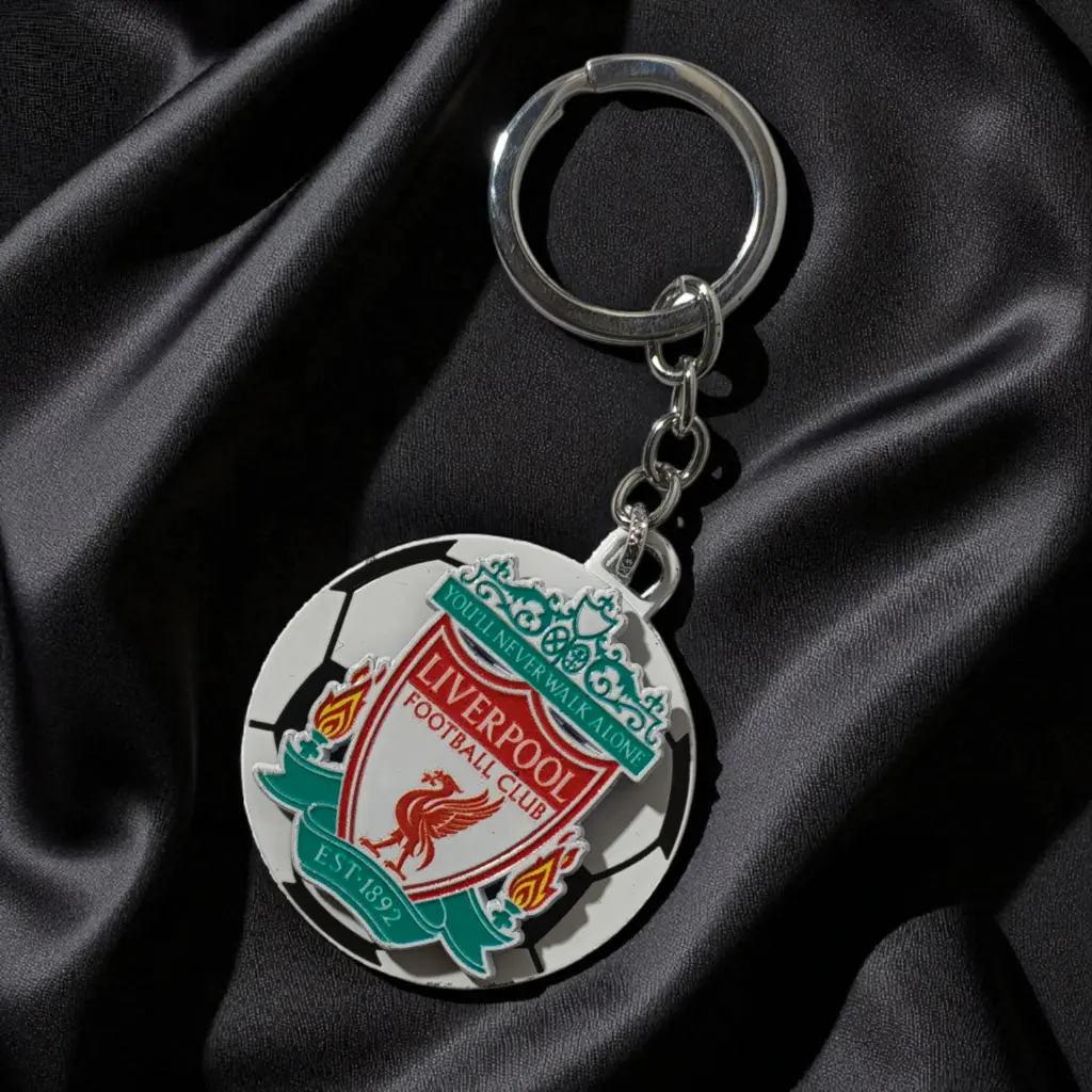 Liverpool Metal Spinner Keychain