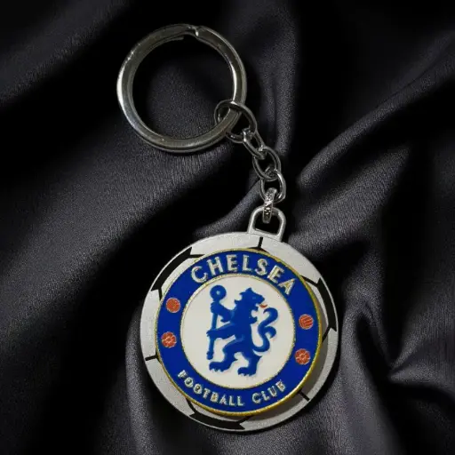 Chelsea Metal Spinner Keychain